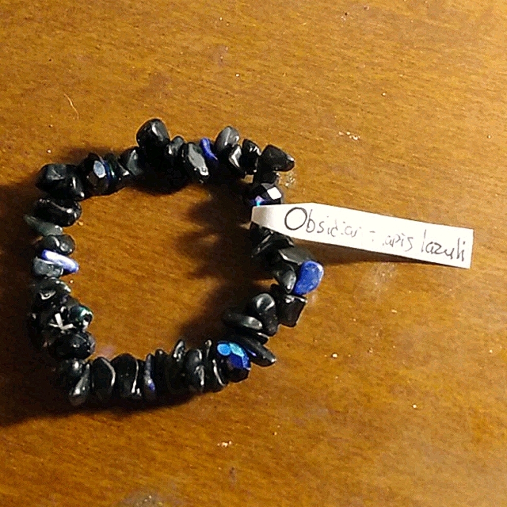Genuine Gemstone stretch bracelet